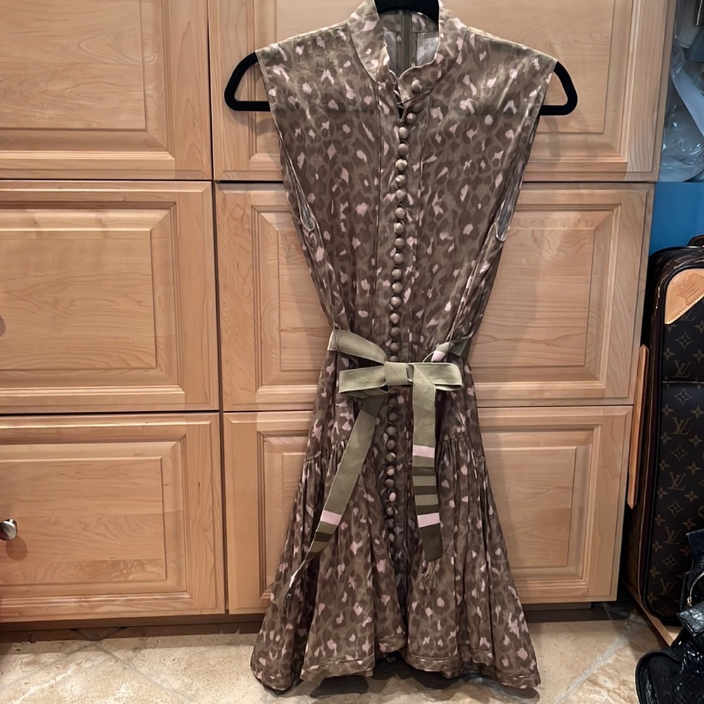 Zimmerman sleeveless dress with belt- pristine